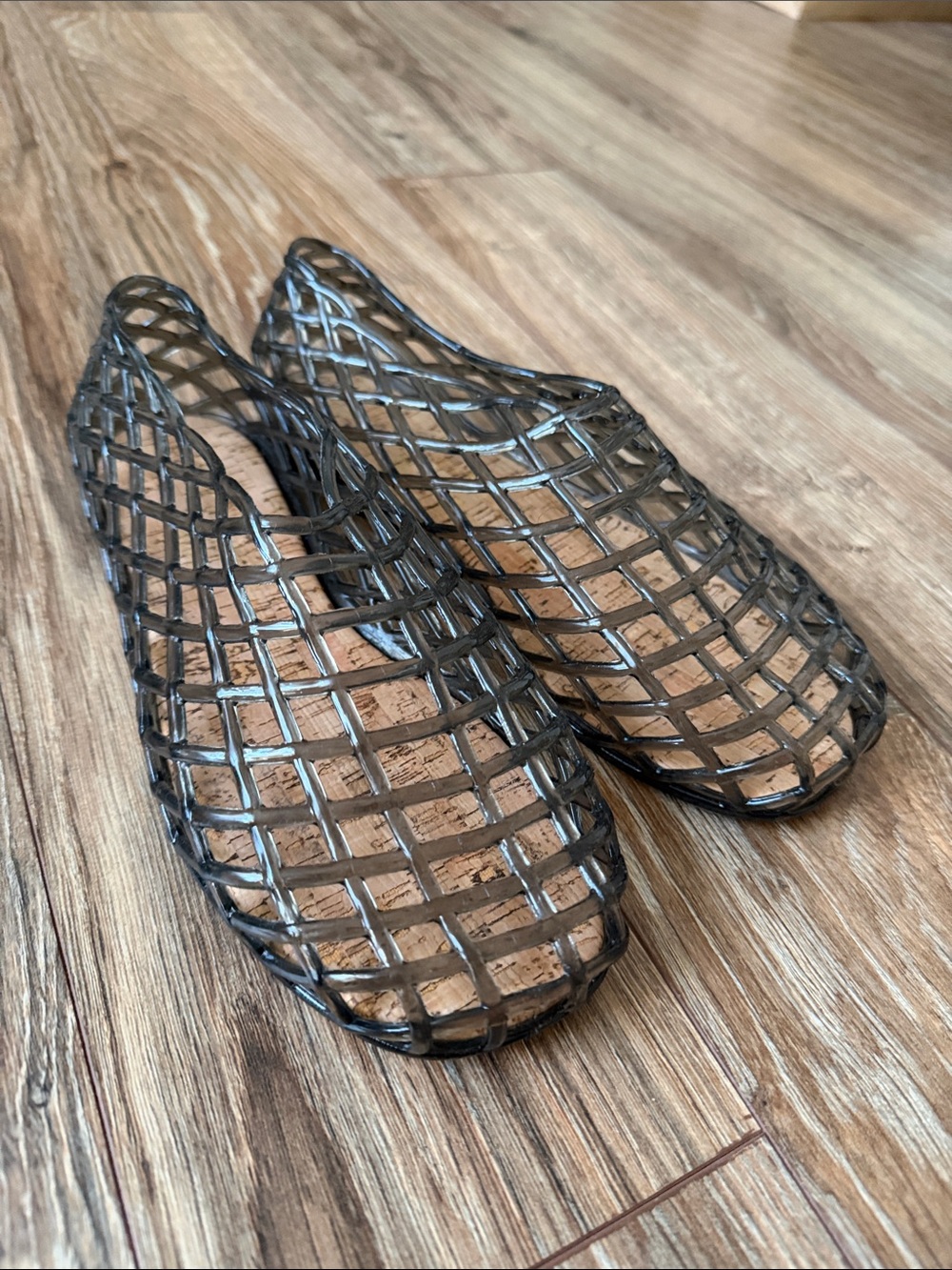 Coconuts by Matisse Black Jelly Slip-On Flats